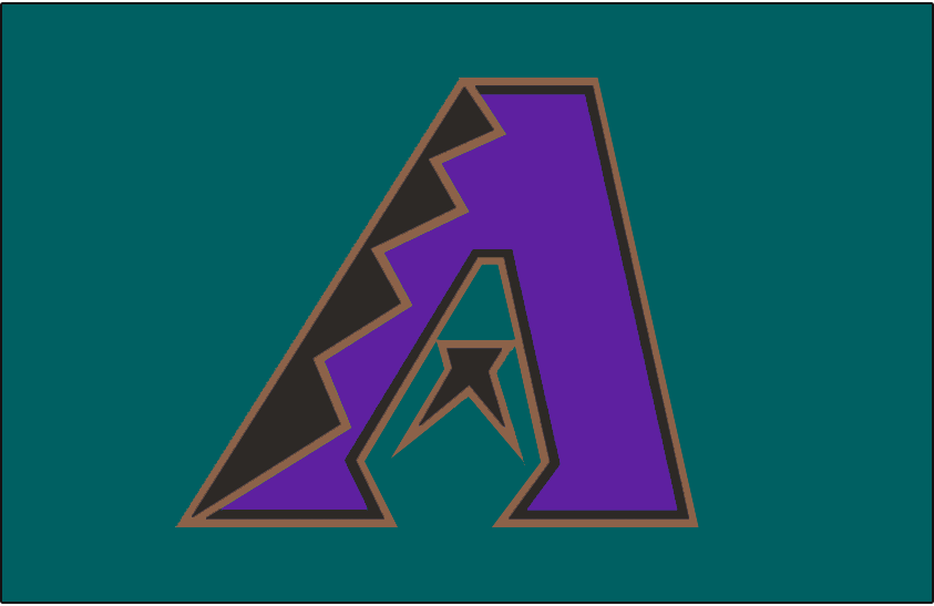 Arizona Diamondbacks Old Alternate Logo Sleeve Jersey Patch (1999-2006)